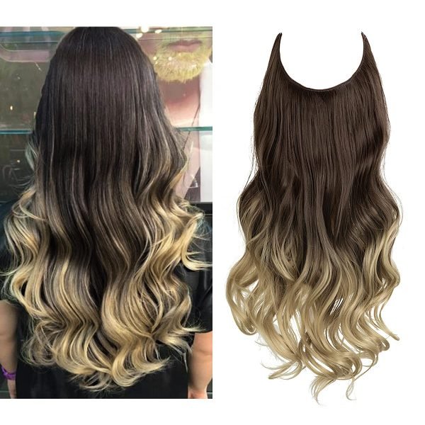 Dark Brown to Ash Blonde Hair Extensions