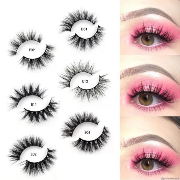 3D Mink Fur Fake Eyelashes