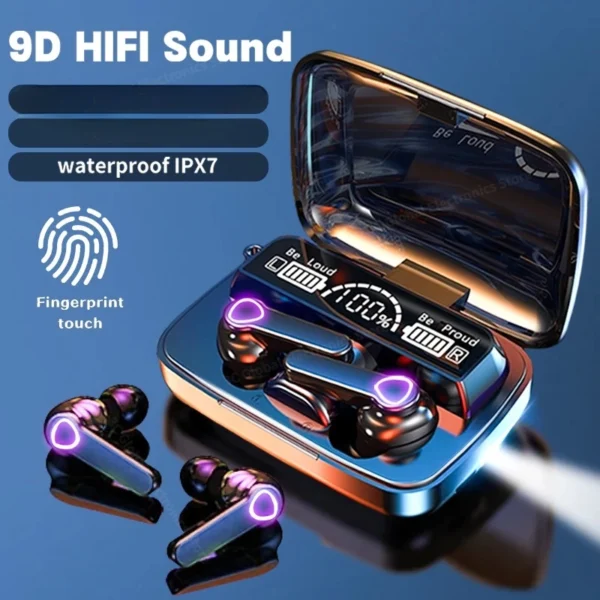 M19 earphones TWS earphones smart touch control wireless bluetooth